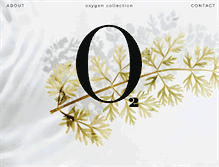 Tablet Screenshot of oxygencosmetics.com